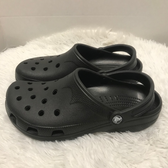CROCS Black Slip On Clogs Unisex Large - Picture 3 of 6